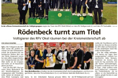 Rödenbeck turnt zum Titel